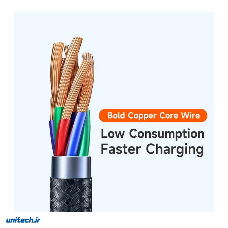 کابل تایپ سی فست شارژ 3 آمپر مک دودو CA2271 طول 1 متر7